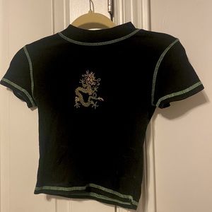 brandy melville dragon baby tee
